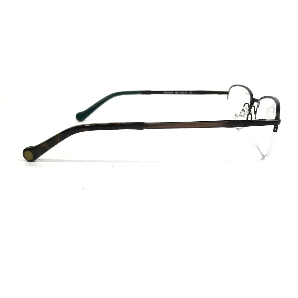 Arnette Eyeglasses Frames MOD.6084 590 Rustic Black Brown Half Rim 52-18-135